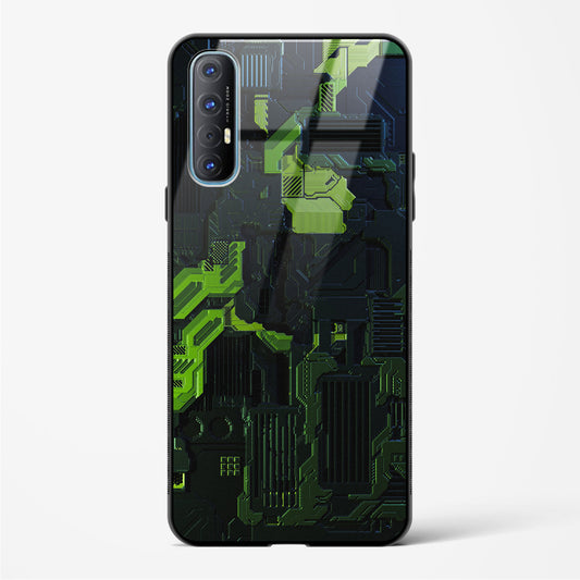 Shadowed Jade - Oppo Reno 3 Pro Glass Gripper Case