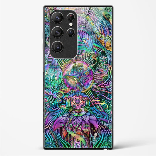 Trippy Galaxy  - Samsung Galaxy S22 Ultra Glass Gripper Case