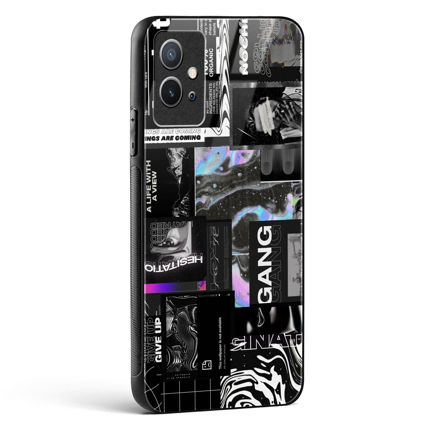 anxiety being - Vivo Y75 5G Glass Gripper Case