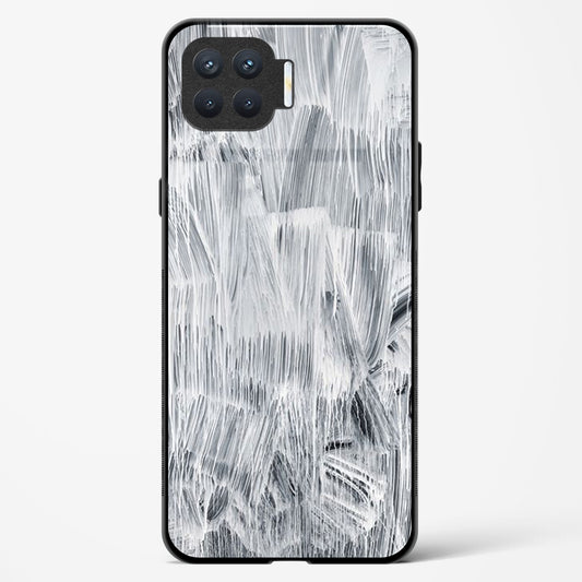 white paint - Oppo F17 Glass Gripper Case