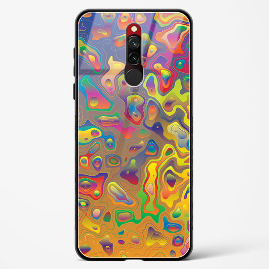 Contour Map - Redmi 8 Glass Gripper Case