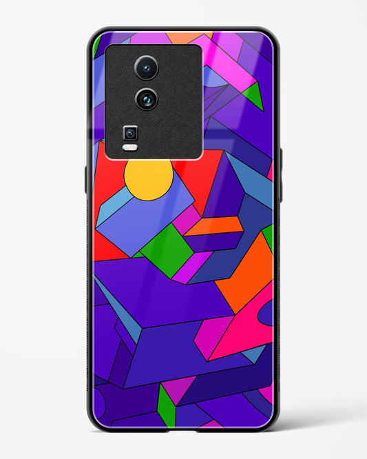 Geometric Chroma - Vivo iQOO Neo 7 Pro Glass Gripper Case