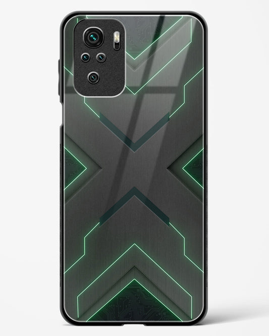 Green Horizon - Redmi Note 10 Glass Gripper Case