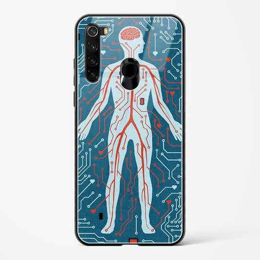 Cyber Med - Redmi Note 8 Glass Gripper Case