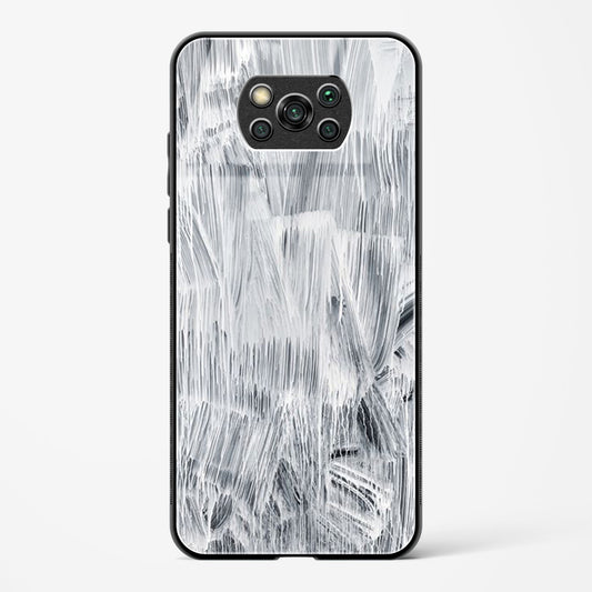 white paint - POCO X3 Glass Gripper Case