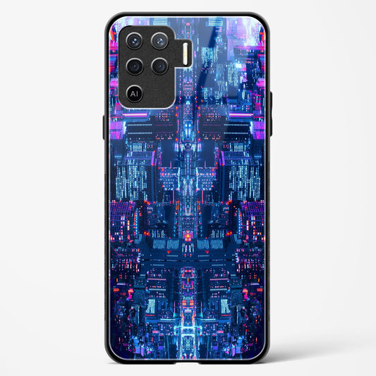 City Glitch - Oppo F19 Pro Glass Gripper Case