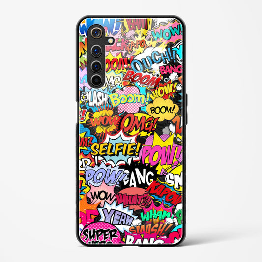 comic madness - Realme 6 Glass Gripper Case