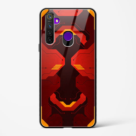 Flame Fusion - Realme 5 Pro Glass Gripper Case