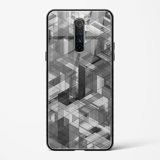 Black Diamond Grid - Realme X2 Pro Glass Gripper Case