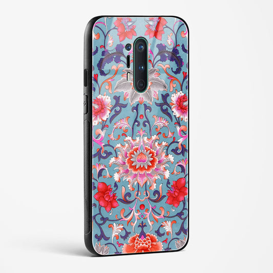 Vintage Blue OnePlus OnePlus 8 Pro Glass Gripper Case