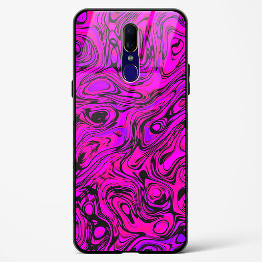 Colourful Liquid Vector - Oppo F11 Glass Gripper Case