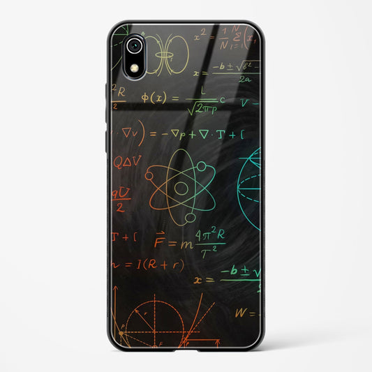 Physics Inky Black - Redmi 7A Glass Gripper Case