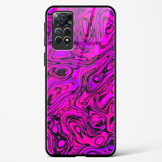 Colourful Liquid Vector - Redmi Note 11S Glass Gripper Case