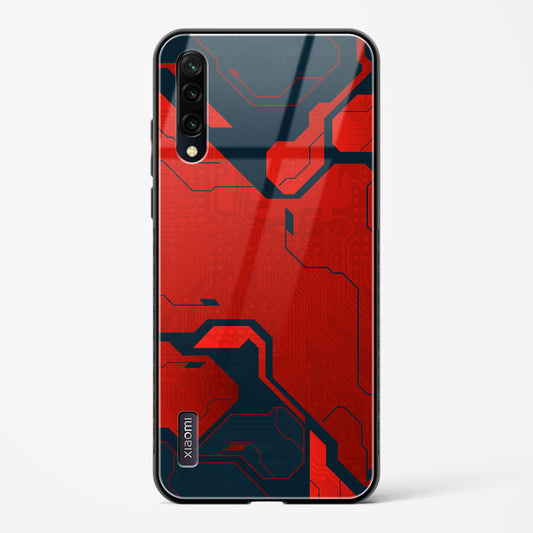 Sanguine Surge - Mi A3 Glass Gripper Case