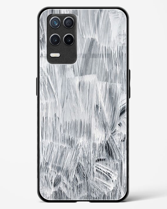 White Paint - Realme 8s 5G Glass Gripper Case