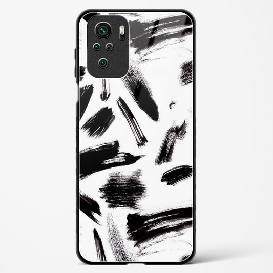 Ink Marks - Redmi Note 10s Glass Gripper Case