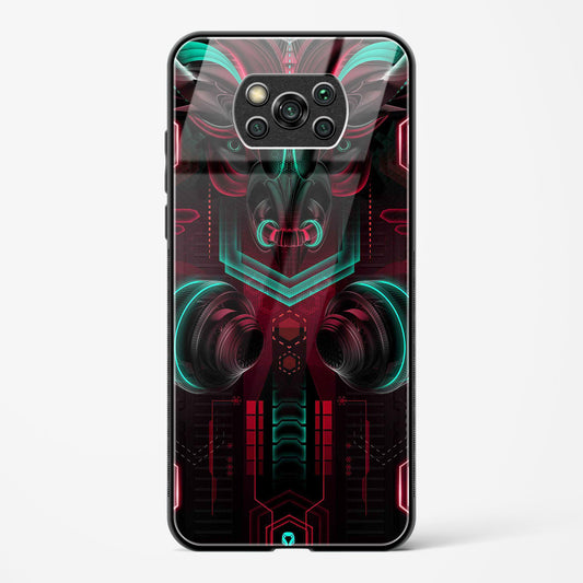 cyber bull - POCO X3 Glass Gripper Case