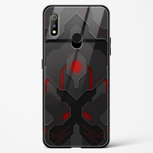 Obsidian Inferno - Realme 3 Glass Gripper Case