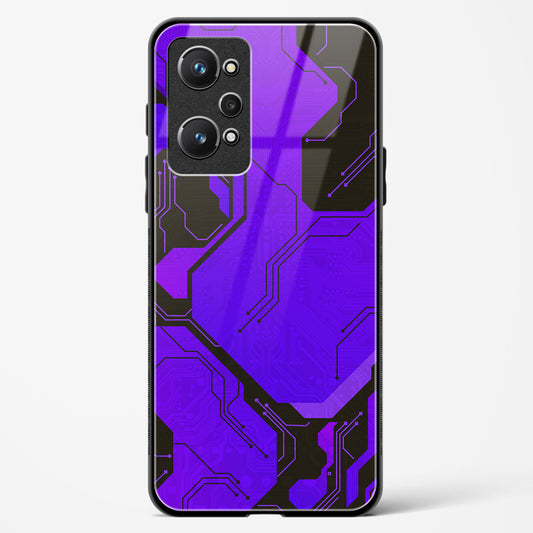 Purple Pulse - Realme GT2 Pro Glass Gripper Case