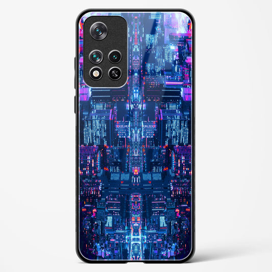 City Glitch - Redmi Note 11T 5G Glass Gripper Case