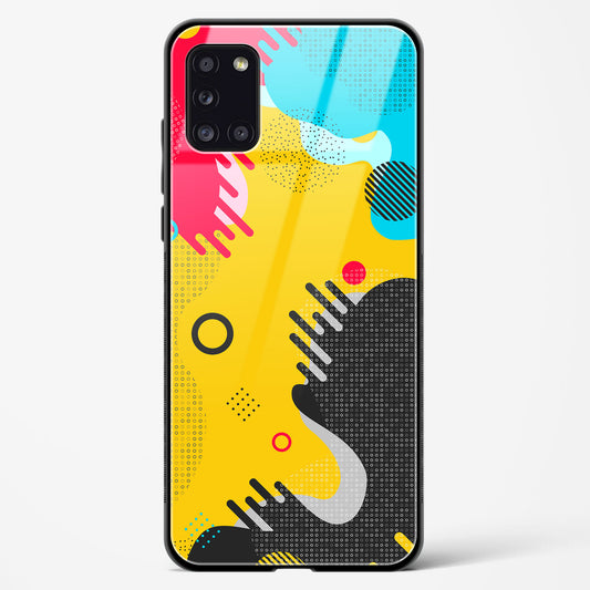 Boho Abstract - Samsung Galaxy A31 Glass Gripper Case