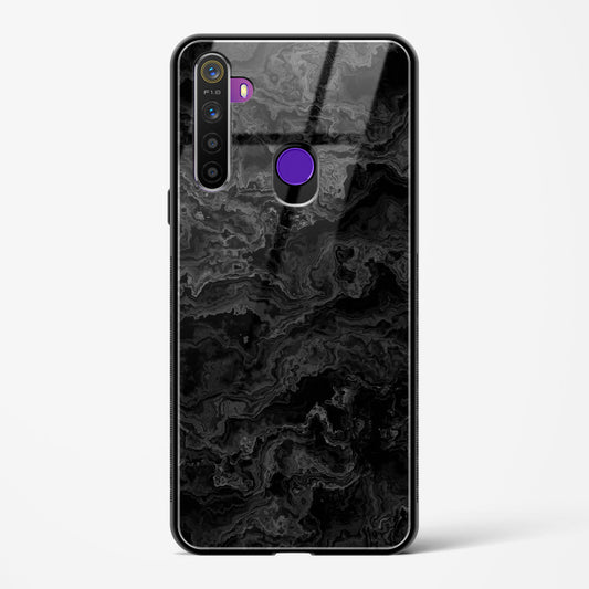 Charcoal Veil - Realme 5 Glass Gripper Case