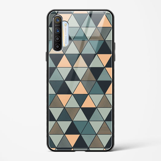 Triangle Mosaic - Realme X2 Glass Gripper Case