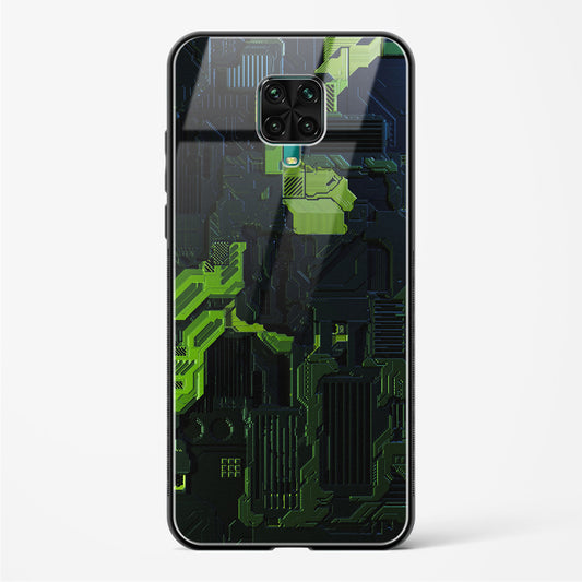 Shadowed Jade - POCO M2 Pro Glass Gripper Case