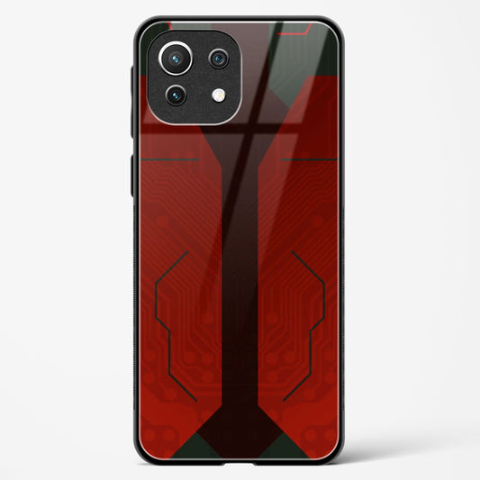 Scarlet Sentinel - Xiaomi 11 Lite NE 5G Glass Gripper Case