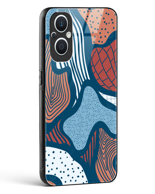 Doodle Waves - OnePlus Nord N20 5G Glass Gripper Case