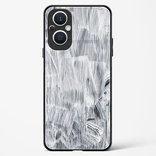 white paint - Oppo F21 Pro 5G Glass Gripper Case