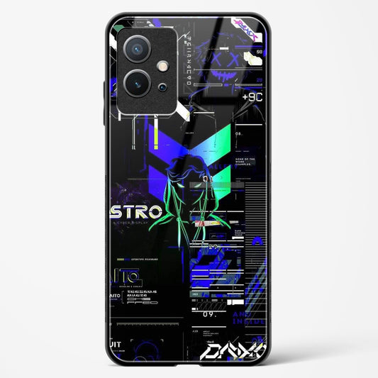 Cyber Boy Blue - Vivo Y75 5G Glass Gripper Case