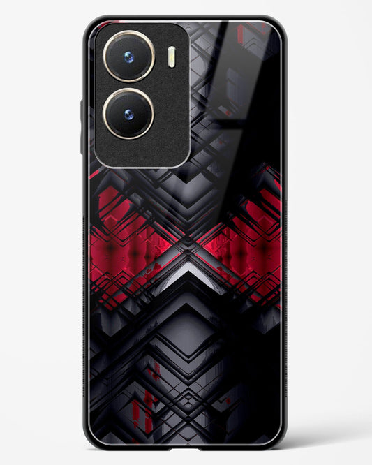 Red Eclipse - Vivo T2x 5G Glass Gripper Case