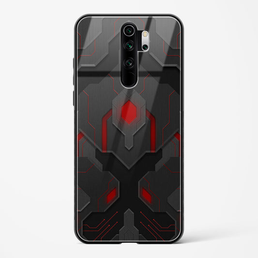 Obsidian Inferno - Redmi Note 8 Pro Glass Gripper Case