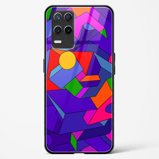 Geometric Chroma  - Realme Narzo 30 5G Glass Gripper Case