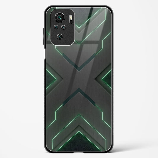 Green Horizon - Redmi Note 10s Glass Gripper Case