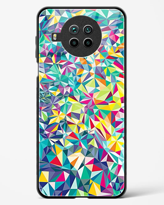 colorful geometric abstract - Mi 10i Glass Gripper Case