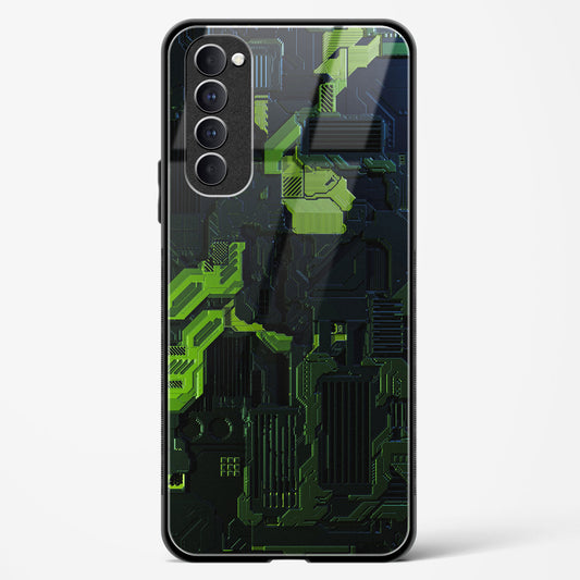 Shadowed Jade - Oppo Reno 4 Pro Glass Gripper Case