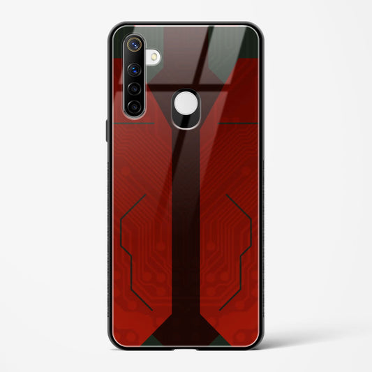 Scarlet Sentinel - Realme Narzo 10 Glass Gripper Case