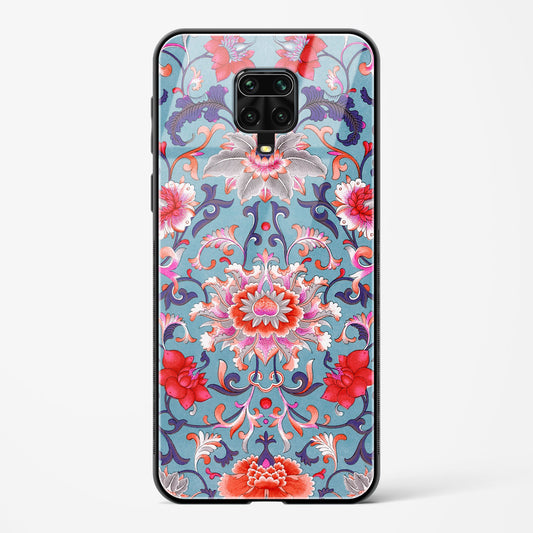 Vintage Blue - Redmi Note 9 Pro Max Glass Gripper Case