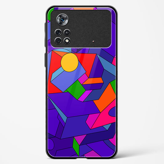 Geometric Chroma  - POCO X4 Pro 5G Glass Gripper Case