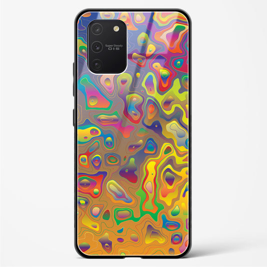 Contour Map - Samsung Galaxy A91 Glass Gripper Case