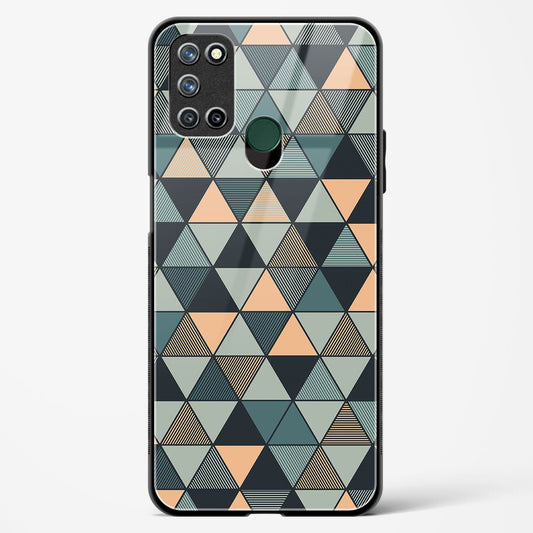 Triangle Mosaic - Realme 7i Glass Gripper Case