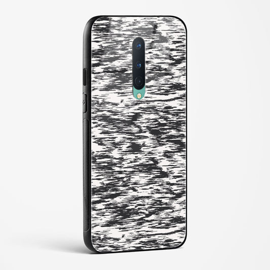 Black and White Glitch OnePlus OnePlus 8 Glass Gripper Case