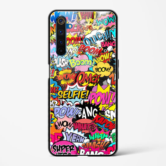 comic madness - Realme 6 Pro Glass Gripper Case