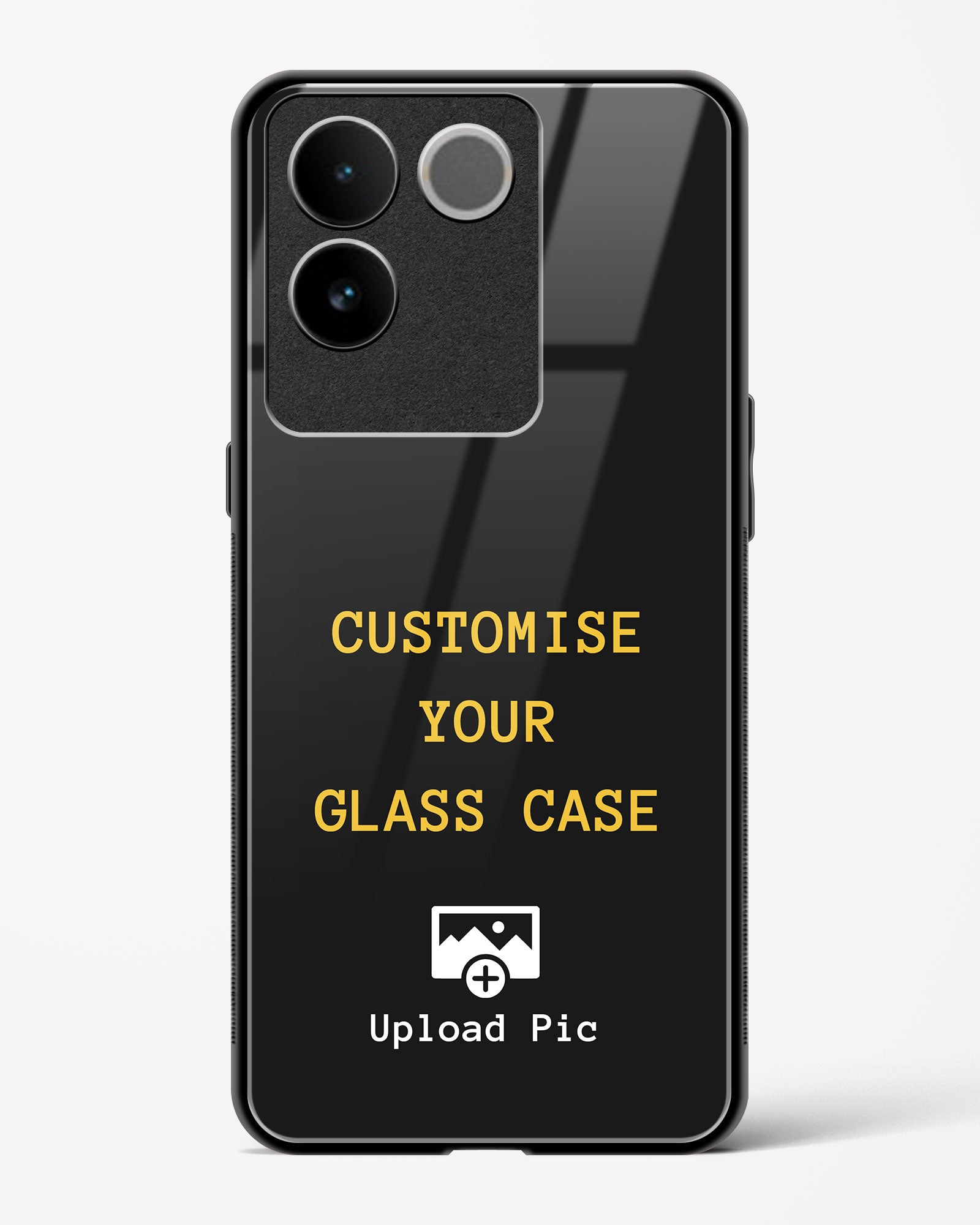 Customizable - Vivo iQOO Z7 Pro 5G Glass Gripper Case