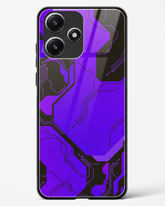 Purple Pulse - POCO M6 Pro 5G Glass Gripper Case