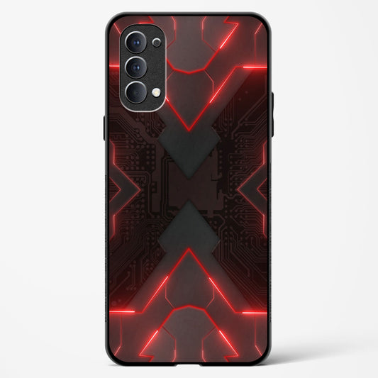 Red Horizon - Oppo Reno 4 Glass Gripper Case