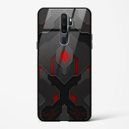 Obsidian Inferno - Oppo A5 2020 Glass Gripper Case