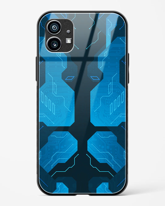 Cobalt Cascade - Nothing Phone 1 Glass Gripper Case